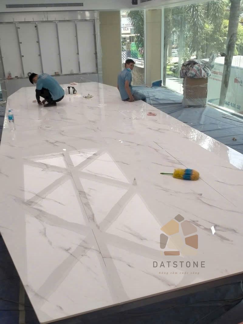 Solid Surface installation in office spaces