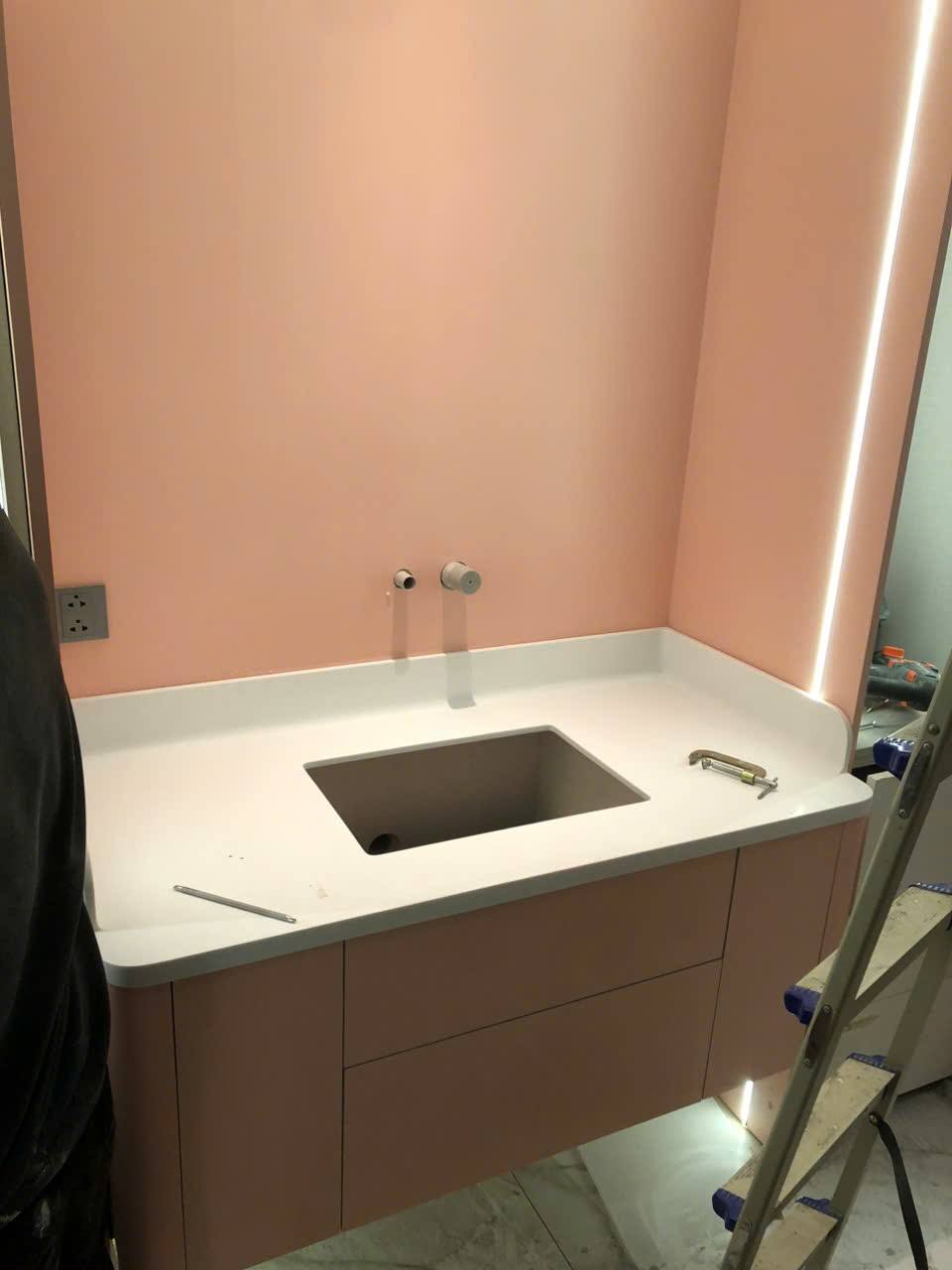 Lavabo Solid Surface DG017 Anderomeda hiện đại